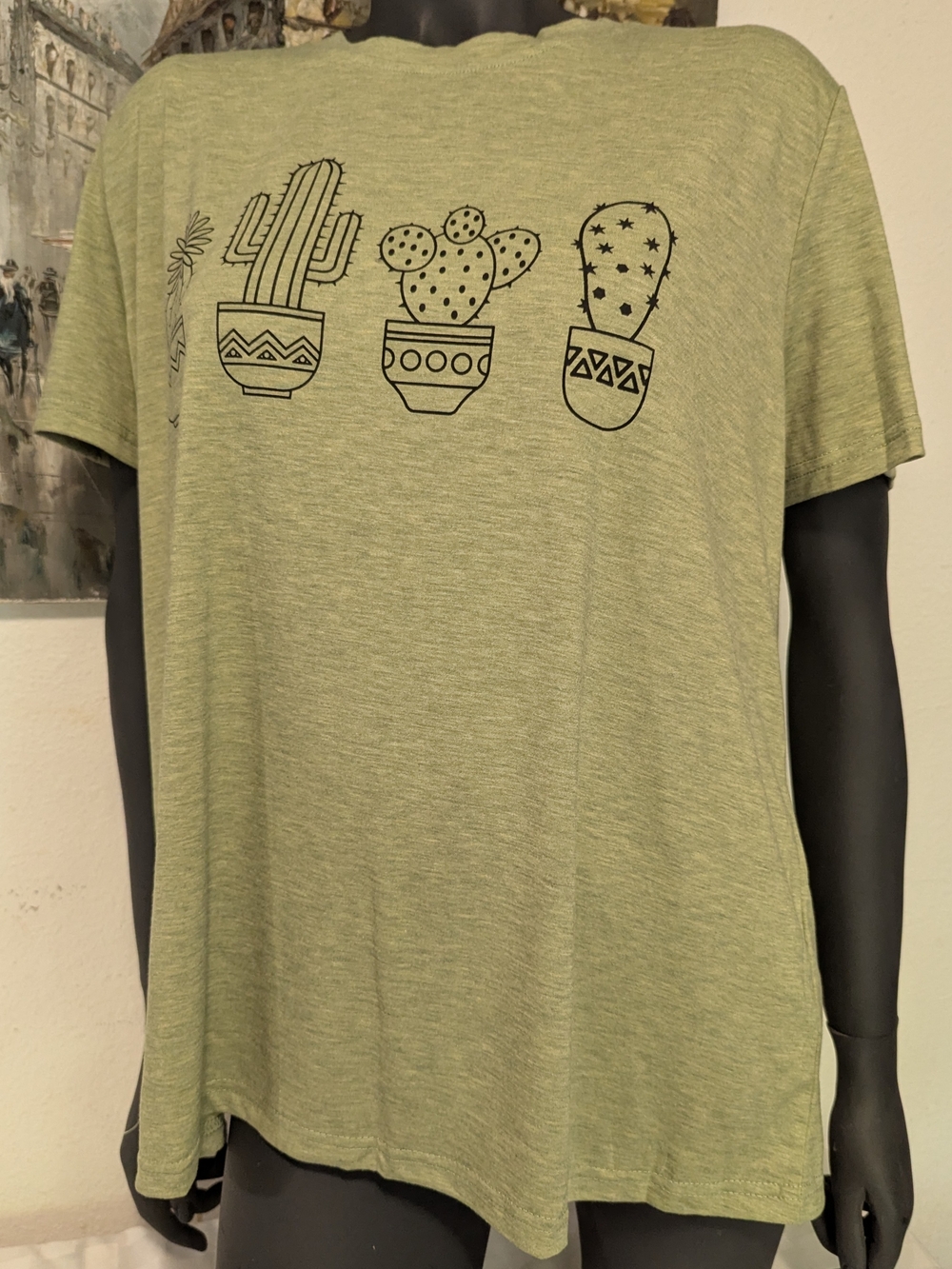 Women's Graphic Cactus Graphic T Shirt